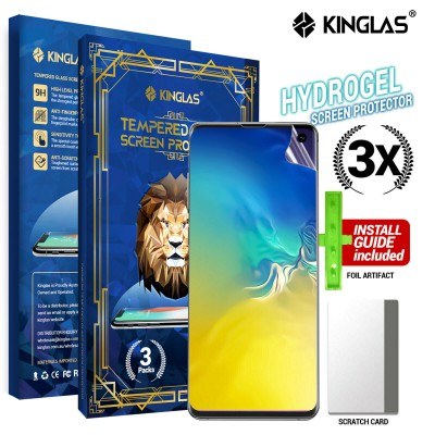 Kinglas 3 Packs HYDROGEL AQUA Screen Protector Film for Samsung Galaxy S10E