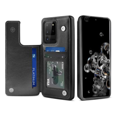 Back Flip Leather Wallet Case Cover for Samsung Galaxy S20 Ultra