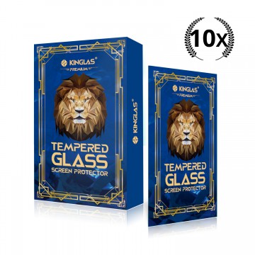 Kinglas 10 Packs Tempered Glass Screen Protector For iPhone 12 mini (5.4'') with Retail Package