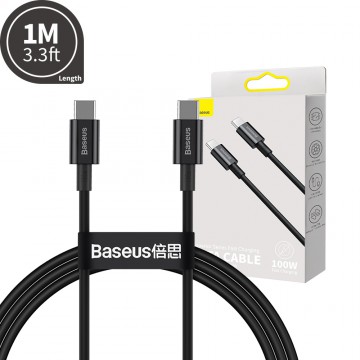 Baseus Superior Series Fast Charging Data Cable Type-C to Type-C 100W 1M for iPhone 15 / 16 / 17 Series