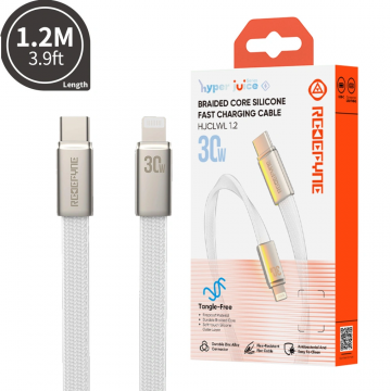 REDEFYNE USB-C to Lightning Braided Core Silicone Fast Charging Cable 1.2MM