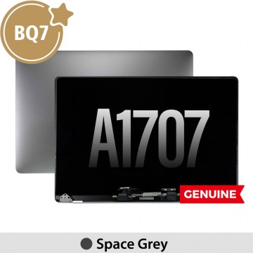 Complete LCD Display Assembly for MacBook Pro 15" A1707 (Late 2016-Mid 2017) (BQ7)-Space Grey (This is genuine glass and genuine flex)