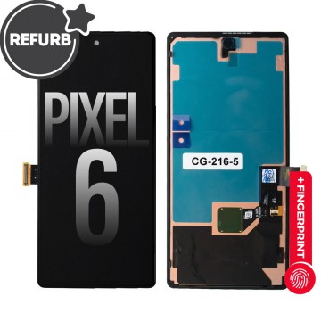 FULL ORIGINAL OLED Screen Digitizer with Bezel Frame and Fingerprint Sensor for Google Pixel 6