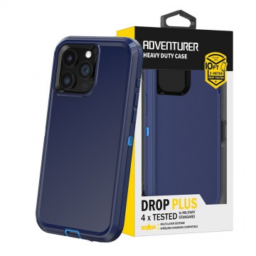 iPhone 15 Pro Shockproof Robot Armor Hard Plastic Case Cover Belt Clip 