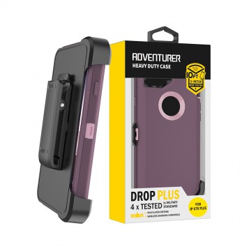 Shockproof Robot Armor Hard Plastic Case Cover with Belt Clip  for iPhone 6 Plus / 6s Plus / 7 Plus / 8 Plus