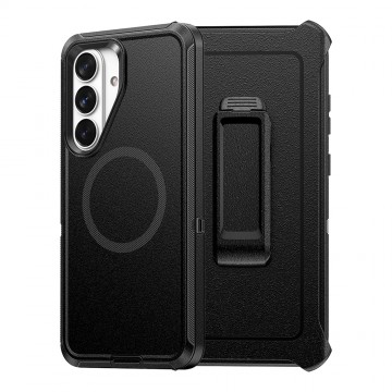 Shockproof Robot Armor Hard Plastic Case Cover with Belt Clip with Magnetic Ring for Samsung Galaxy S26