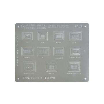 MiJing Universal WiFi BGA Reballing Stencil for iPhone / iPad All Series