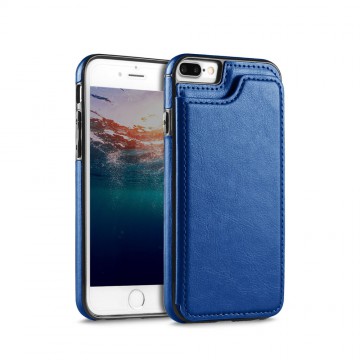 Back Flip Leather Wallet Case Cover for Apple iPhone 7 Plus 8 Plus