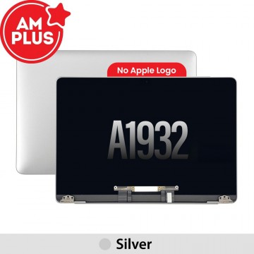 AMPLUS Complete LCD Display Assembly for MacBook Air 13" A1932 (2018) (NO LOGO) -Silver