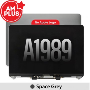 AMPLUS Complete LCD Display Assembly for MacBook Pro 13" A1989 (2018) / A2159/ A2289 / A2251 (2018) (NO LOGO) -Space Gray