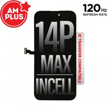 AMPLUS Incell LCD Assembly for iPhone 14 Pro Max Screen Replacement (120HZ, Compatible for IC chip transfer)