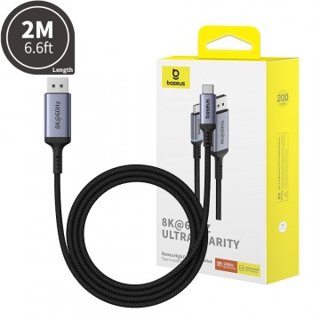 Baseus High Definition Series Type-C to DP 8K Adapter 2M