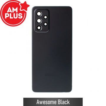 AMPLUS Rear Cover Glass For Samsung Galaxy A52 A525F / A52s 5G A528B / A52 5G A526B-Awesome Black