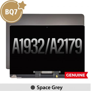 Complete LCD Display Assembly for MacBook Air 13" A1932 (2019) A2179 (2019-2020) (BQ7)-Gray (This is genuine glass and genuine flex)