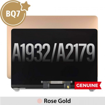 Complete LCD Display Assembly for MacBook Air 13" A1932 (2019) A2179 (2019- 2020) (BQ7)-Rose Gold (This is genuine glass and genuine flex)