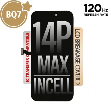 BQ7 Incell LCD Assembly for iPhone 14 Pro Max Screen Replacement (120HZ, Compatible for IC chip transfer)