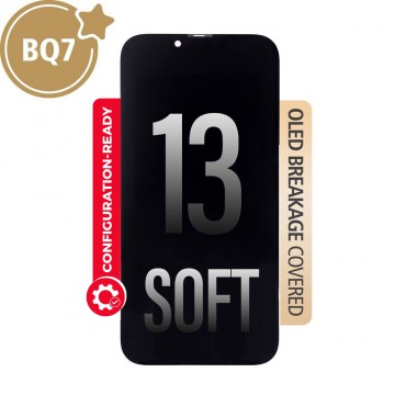 BQ7 Diagnosable Soft OLED Assembly for iPhone 13 Screen Replacement (Configuration Ready, Compatible for IC chip transfer)