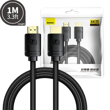Baseus High Definition Series HDMI 8K to HDMI 8K Adapter Cable CAKGQ-J01 1M