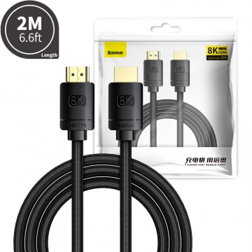 Baseus High Definition Series HDMI 8K to HDMI 8K Adapter Cable 2M