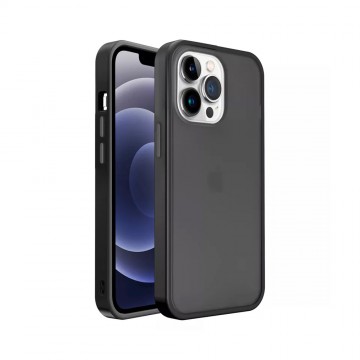 Transparent Frosted PC Colorful TPU Bumper Case Cover for iPhone 13 Pro Max