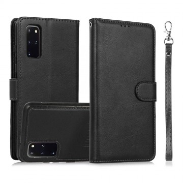 Magnetic Split PU Leather Flip Wallet Case for Samsung Galaxy S20 Plus