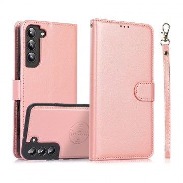 Magnetic Split PU Leather Flip Wallet Case for Samsung Galaxy S22 Plus