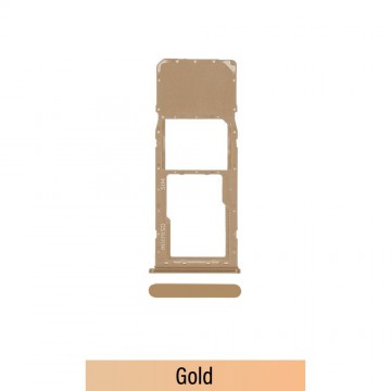 Single SIM Card Tray for Samsung Galaxy A20 A205F / A30 A305F / A50 A505F-Gold