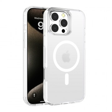 iPhone 16 Pro Max Redefine Frosted Matte Shockproof Case Cover With Magnetic Ring 