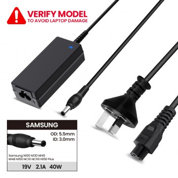 Laptop Power Adapter SG401905530 For Samsung N100 N130 N145 N148 N150 NC10 NC110 N150 Plus