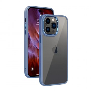 Metal Camera Lens Transparent Protection Shockproof Case Cover for iPhone 14 Plus