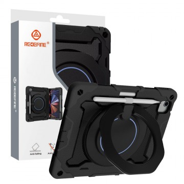 Armor Shockproof Handle Ring Rotation Case Cover for iPad Air 13 (2024) / Air 13 (2025) / Air 13 (2026)