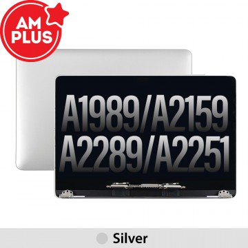 AMPLUS Complete LCD Display Assembly for MacBook Pro 13" A1989(2018-2019) A2159(2019) A2289(2020) A2251(2020)-Silver