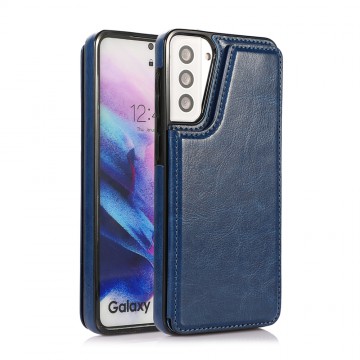 Back Flip Leather Wallet Case Cover for Samsung Galaxy S21