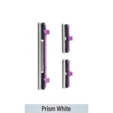 Power & Volume Button Set for Samsung Galaxy S10 G973F / S10 Plus G975F-Prism White
