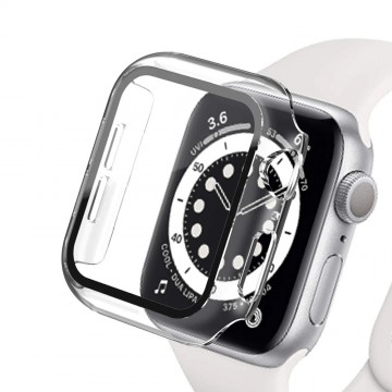 REDEFINE Hard PC Case with Tempered Glass Screen Protector for Apple Watch Series 4 / 5 / 6 / SE 40mm