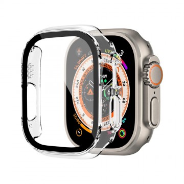 REDEFINE Hard PC Case with Tempered Glass Screen Protector for Apple Watch Ultra 49mm