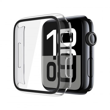 REDEFINE Hard PC Case with Tempered Glass Screen Protector for Apple Watch Series 10 42mm / Series 11