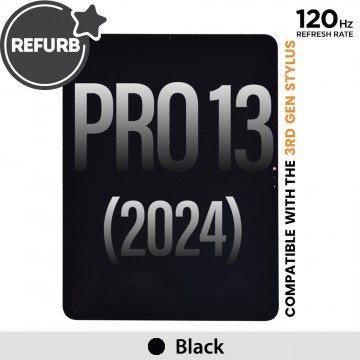 REFURB OLED Screen Replacement for iPad Pro 13 (2024)-Black (120Hz ProMotion)