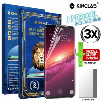 Kinglas 3 Packs HYDROGEL AQUA Screen Protector Film for Samsung Galaxy Note 8