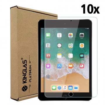 Kinglas 10 Packs Tempered Glass Screen Protector for iPad Pro 12.9 (2015) / Pro 12.9 (2017) (Include Wholesale Package)
