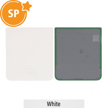 Rear Battery Cover For Samsung Galaxy Z Flip3 5G F711B GH82-26293F (Service Pack)-White