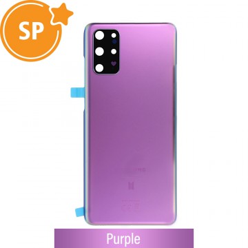 Rear Cover Glass For Samsung Galaxy S20 Plus G985F / S986B GH82-22032K (Service Pack)-Purple (BTS Edition)