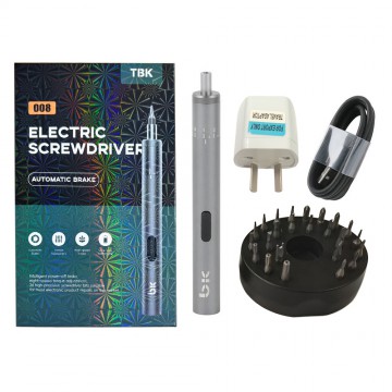 TBK BK008 Cordless Precision Electric Screwdriver Set (Type A Plug)
