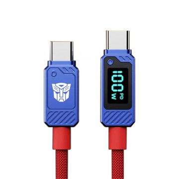Transformers TF-A18 Type-C to Type-C 60W / 100W Fast Charge Data Cable for 15 / 16 / 17 Sereis