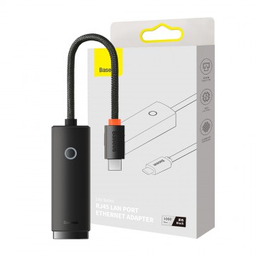 Baseus Lite Series Ethernet Adapter Type-C to RJ45 LAN Port 1000Mbps