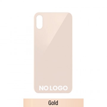 Rear Glass With 3M Adhesive Replacement for iPhone XS Max (NO LOGO)-Gold