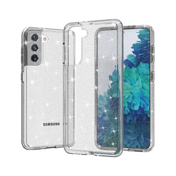 Ultimake Glitter Shockproof Case Cover for Samsung Galaxy S21 Plus